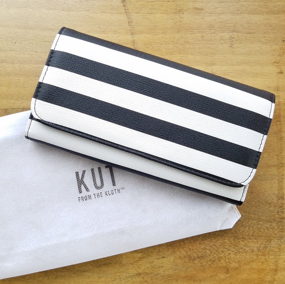 KUT Slim Striped Wallet